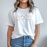 Christmas Cookie Shirt, Gingerbread Family T-Shirt, Holiday Baking Tee, Adorable Xmas Graphic T-Shirt, Winter Holiday Present for Women and Men