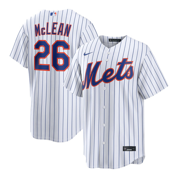 New York Mets Nolan McLean White Home Replica Jersey