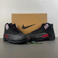 Mid Top Sneakers, Black Red Colorway, Leather Footwear, Lace Up Design, Casual Gift for Sneaker Fans