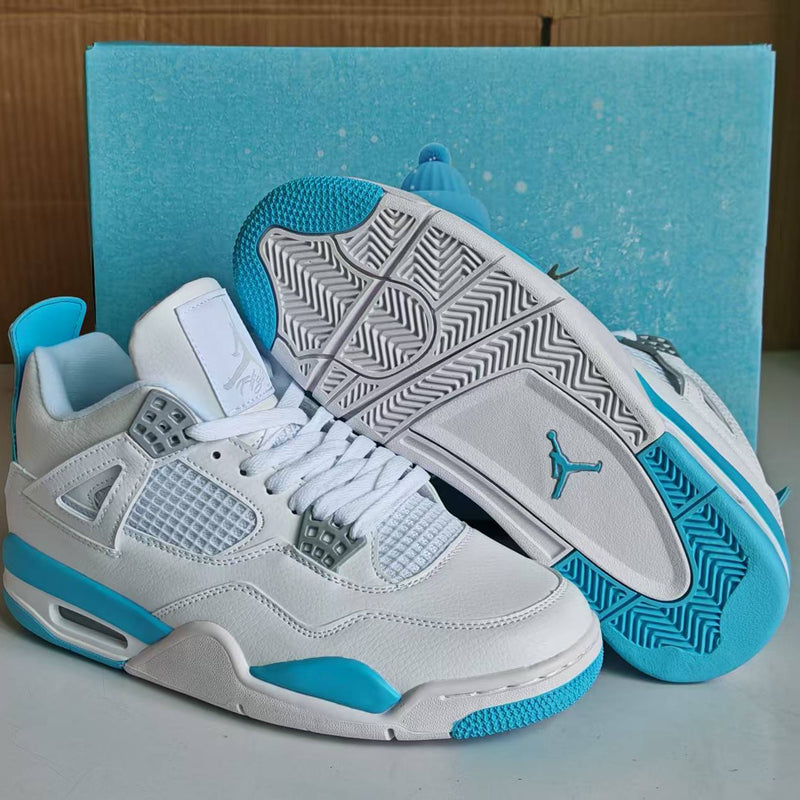 Mid Top Sneakers, Blue Colorway, Lace Up Design, Casual Gift for Sneaker Fans
