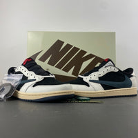 Low Top Sneakers, Blue White Black Colorway, Leather Footwear, Reverse Hook Design, Lace Up Design, Casual Gift for Sneaker Fans