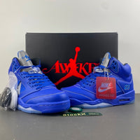 Low Top Sneakers, Royal Blue Colorway, Lace Up Design, Casual Gift for Sneaker Fans