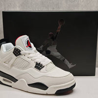Mid Top Sneakers, White Black Colorway, Lace Up Design, Casual Gift for Sneaker Fans