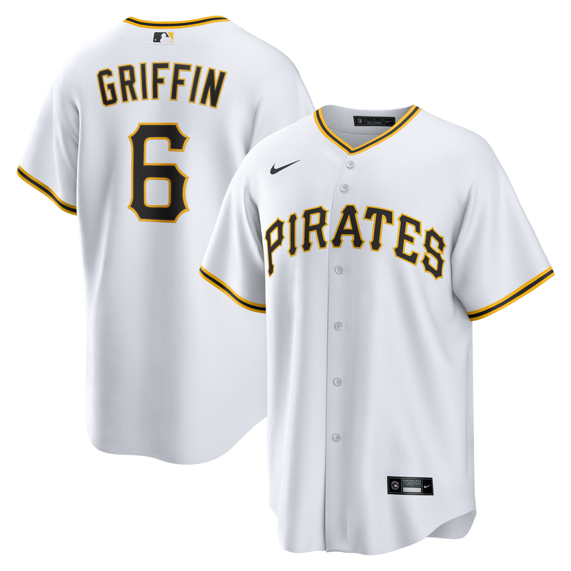 Pittsburgh Pirates Konnor Griffin White Home Replica Jersey