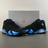 Low Top Sneakers, University Blue Black Colorway, Lace Up Design, Casual Gift for Sneaker Fans