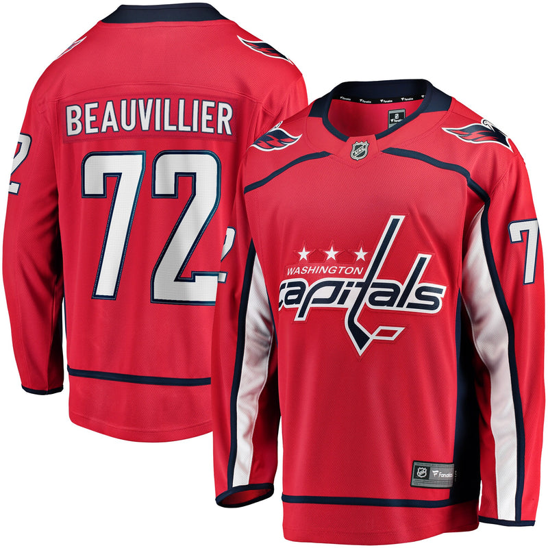 Washington Capitals Anthony Beauvillier Red Home Breakaway Jersey