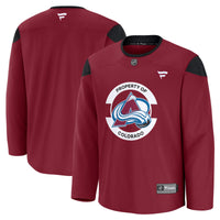 Colorado Avalanche Burgundy Practice Jersey