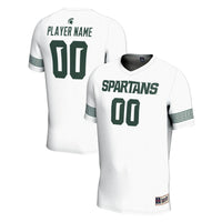 Michigan State Spartans NIL Pick-A-Player Lightweight Soccer Jersey - White