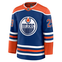 Edmonton Oilers Leon Draisaitl Royal Home Premium Jersey