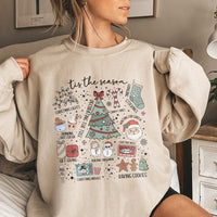 Retro Holiday Crewneck, Tis the Season Christmas Sweatshirt, Adorable Winter Graphic Sweater, Comfy Christmas Sweatshirt, Holiday Season Pullover