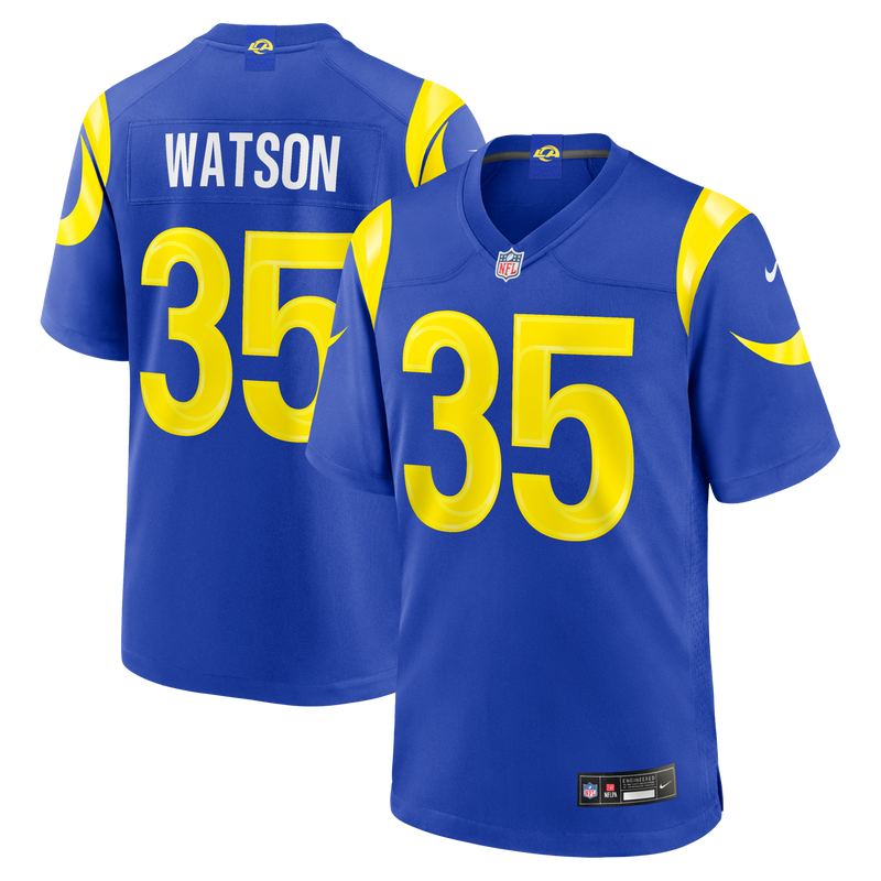 Los Angeles Rams Jaylen Watson Royal Team Game Jersey
