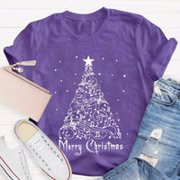 Sheet Music Holiday Tree T-Shirt, Music Teacher Christmas Shirt, Musical Notes Graphic Tee, Choir Director Christmas Present Shirt