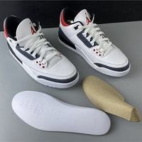 Sneakers, White Black Red Khaki Colorway, Lace Up Design, Casual Gift for Sneaker Fans