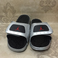 Retro Slides, Black Colorway, Slip On Design, Casual Gift for Shoe Lovers