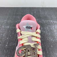 Low Top Sneakers, Pink Colorway, Lace Up Design, Casual Gift for Sneaker Fans