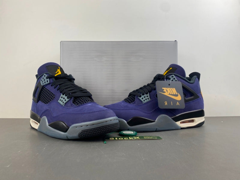 Retro Mid Top Sneakers, Purple Colorway, Lace Up Design, Casual Gift for Sneaker Fans