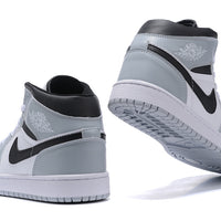 Sneakers, White Black Gray Colorway, Lace Up Design, Casual Gift for Sneaker Fans