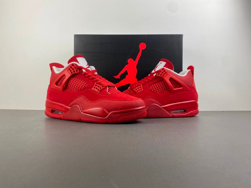 Mid Top Sneakers, Red Colorway, Cracked Pattern, Lace Up Design, Casual Gift for Sneaker Fans