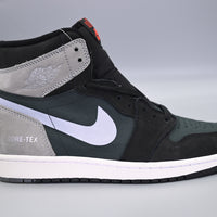 Sneakers, Green Black Gray Colorway, Reflective Detail, Lace Up Design, Casual Gift for Sneaker Fans