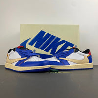 Low Top Sneakers, Blue White Colorway, Reverse Hook Design, Lace Up Design, Casual Gift for Sneaker Fans