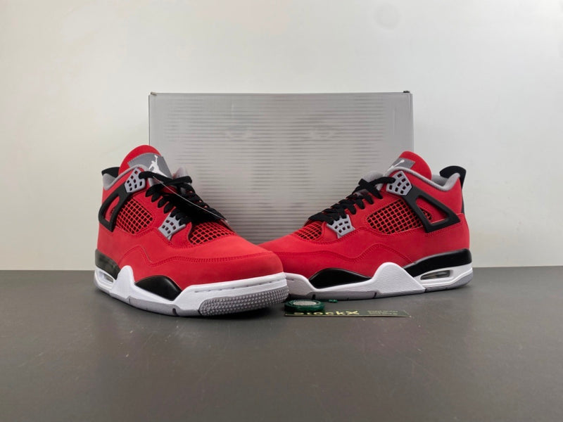 Mid Top Sneakers, Red Black Colorway, Lace Up Design, Casual Gift for Sneaker Fans
