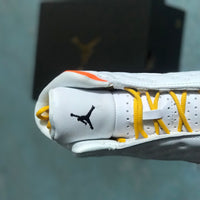 Sneakers, White Orange Colorway, Mismatched Colorway, Lace Up Design, Casual Gift for Sneaker Fans
