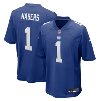 New York Giants Malik Nabers Royal Player Game Jersey