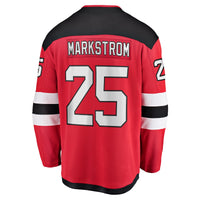 New Jersey Devils Jacob Markstrom Red Home Premier Breakaway Player Jersey