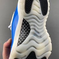 Low Top Sneakers, Blue White Colorway, Lace Up Design, Casual Gift for Sneaker Fans