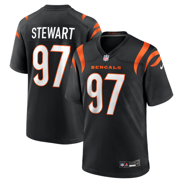 Cincinnati Bengals Shemar Stewart Black Team Game Jersey
