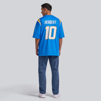 Los Angeles Chargers Justin Herbert Powder Blue Player Game Jersey