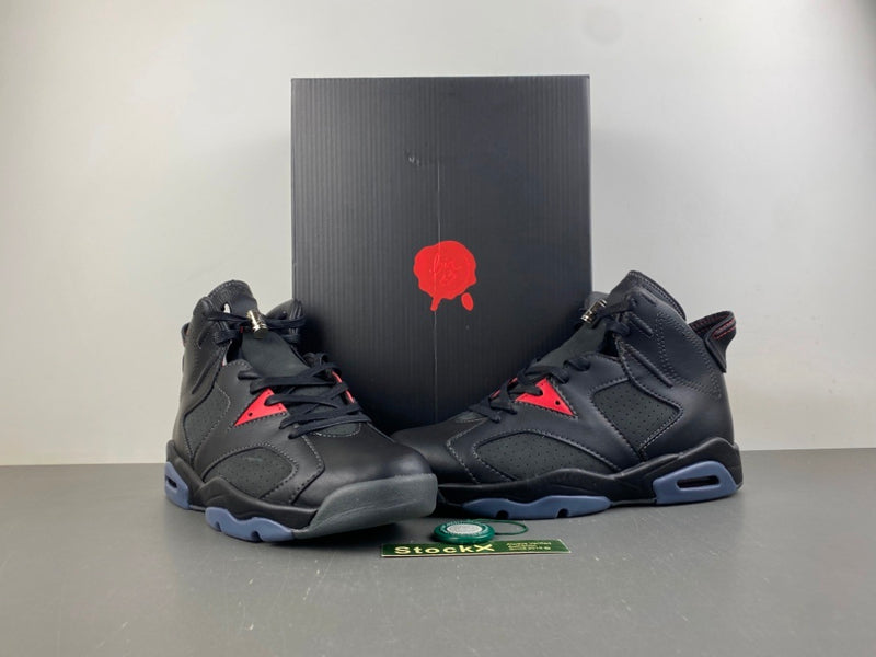 High Top Sneakers, Black Red Colorway, Lace Up Design, Casual Gift for Sneaker Fans