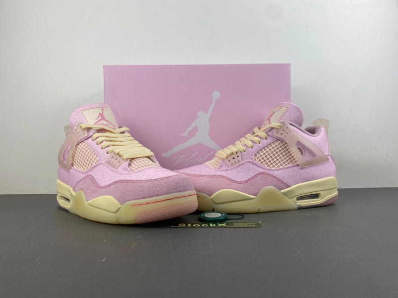 Retro Low Top Sneakers, Pink Colorway, Leather Footwear, Lace Up Design, Casual Gift for Sneaker Fans