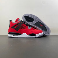 Mid Top Sneakers, Red Black Colorway, Lace Up Design, Casual Gift for Sneaker Fans