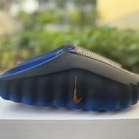 Slides, Blue Black Colorway, Slip On Design, Casual Gift for Shoe Lovers