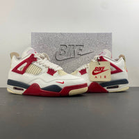 Low Top Sneakers, White Black Red Colorway, Lace Up Design, Casual Gift for Sneaker Fans