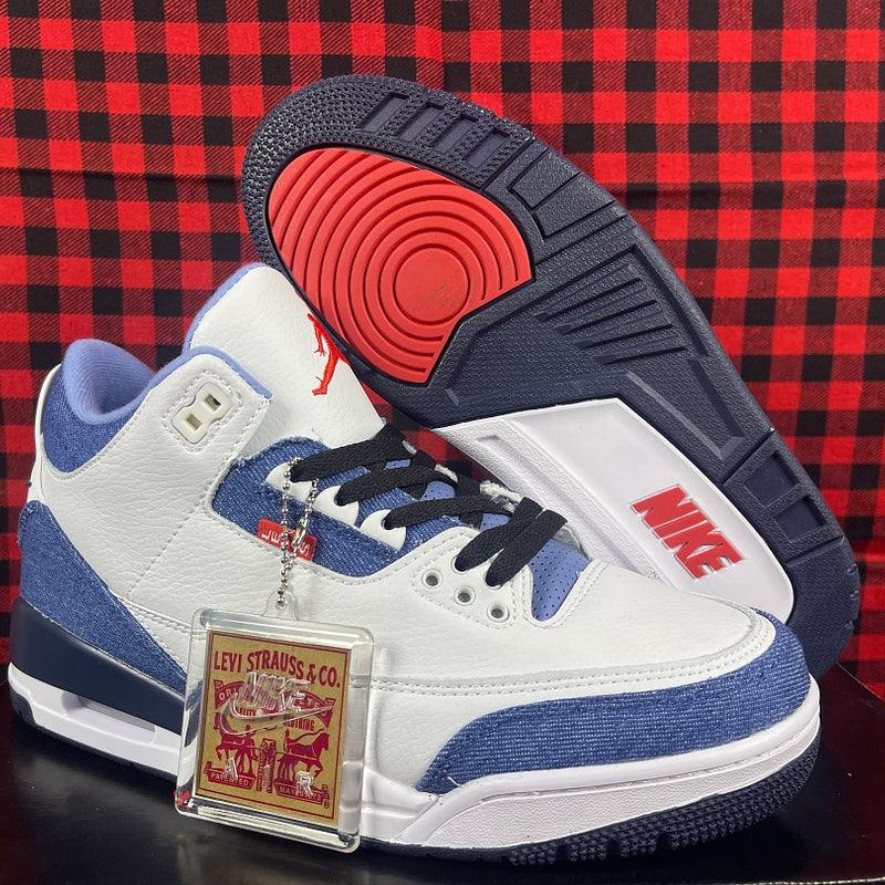 Low Top Sneakers, Blue White Colorway, Lace Up Design, Casual Gift for Sneaker Fans
