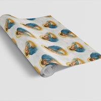 Religious Nativity Design Gift Wrap, Holy Family Wrapping Paper, Christian Christmas Wrapping Paper, Festive Holiday Present Wrap Paper Roll
