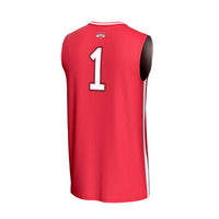 #1 Valdosta State Blazers Lightweight Basketball Fashion Jersey - Red