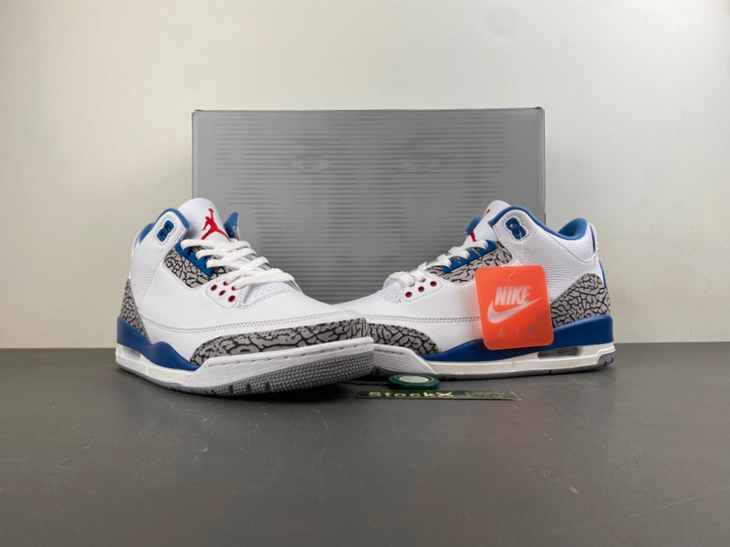 Retro Low Top Sneakers, Royal Blue White Colorway, Lace Up Design, Casual Gift for Sneaker Fans