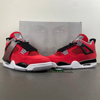Mid Top Sneakers, Red Black Colorway, Lace Up Design, Casual Gift for Sneaker Fans