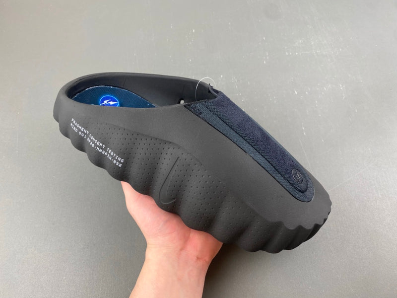 Slides, Blue Black Colorway, Slip On Design, Casual Gift for Shoe Lovers