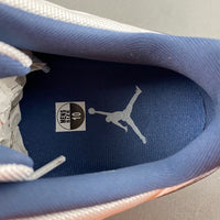 Low Top Sneakers, Navy Blue White Colorway, Lace Up Design, Casual Gift for Sneaker Fans