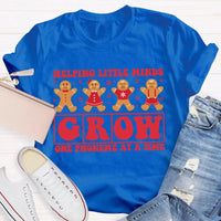 SLP Holiday T-Shirt, Speech Pathologist Christmas Shirt, Helping Little Minds Grow One Phoneme at a Time Tee, Speech Therapy Christmas Tee
