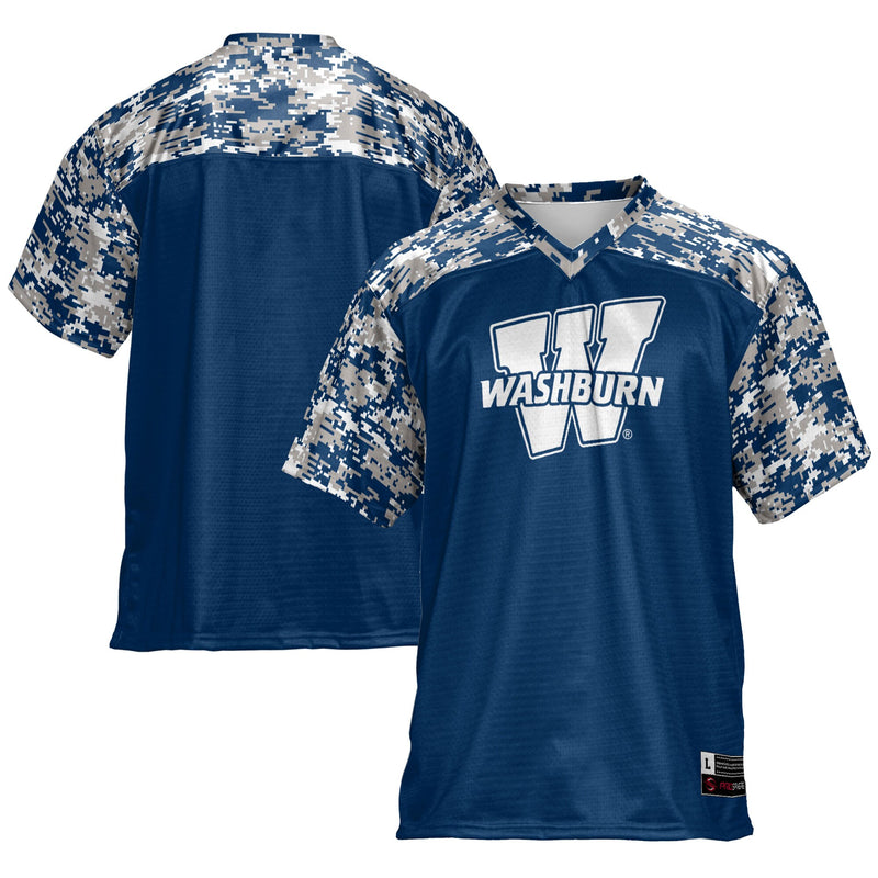 Washburn Ichabods Football Jersey - Blue