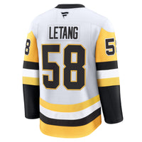 Pittsburgh Penguins Kris Letang White Premium Jersey