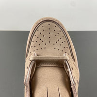 Low Top Sneakers, Beige Colorway, Reverse Hook Design, Lace Up Design, Casual Gift for Sneaker Fans