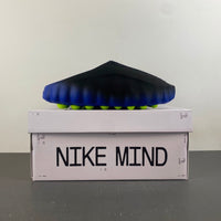 Slides, Blue Black Colorway, Slip On Design, Casual Gift for Shoe Lovers