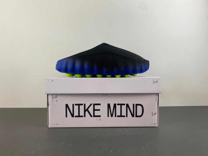 Slides, Blue Black Colorway, Slip On Design, Casual Gift for Shoe Lovers