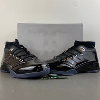 Low Top Sneakers, Black Colorway, Patent Leather Footwear, Lace Up Design, Casual Gift for Sneaker Fans